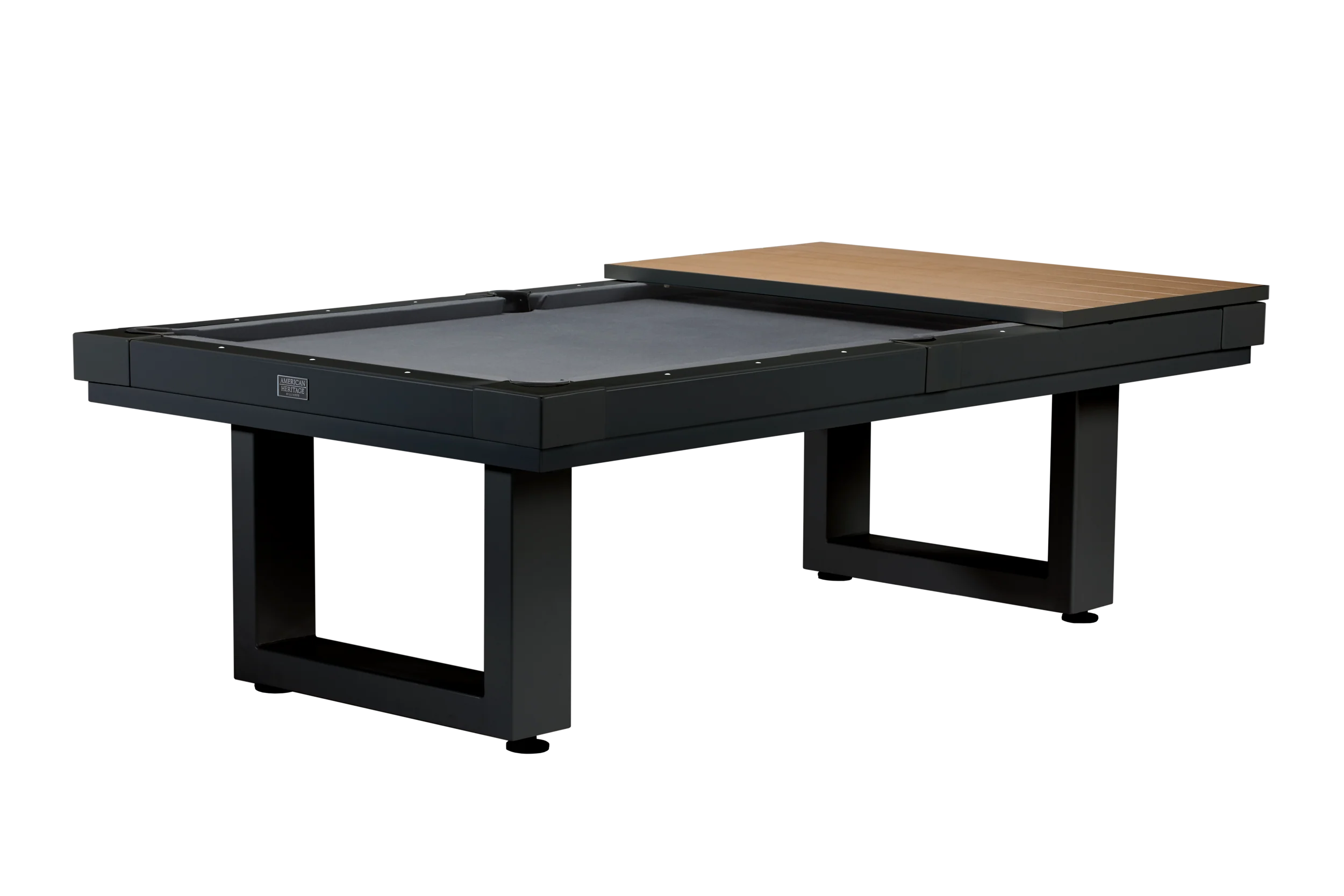 American Heritage Lanai - Obsidian Black 8' Outdoor Pool Table - Image 6