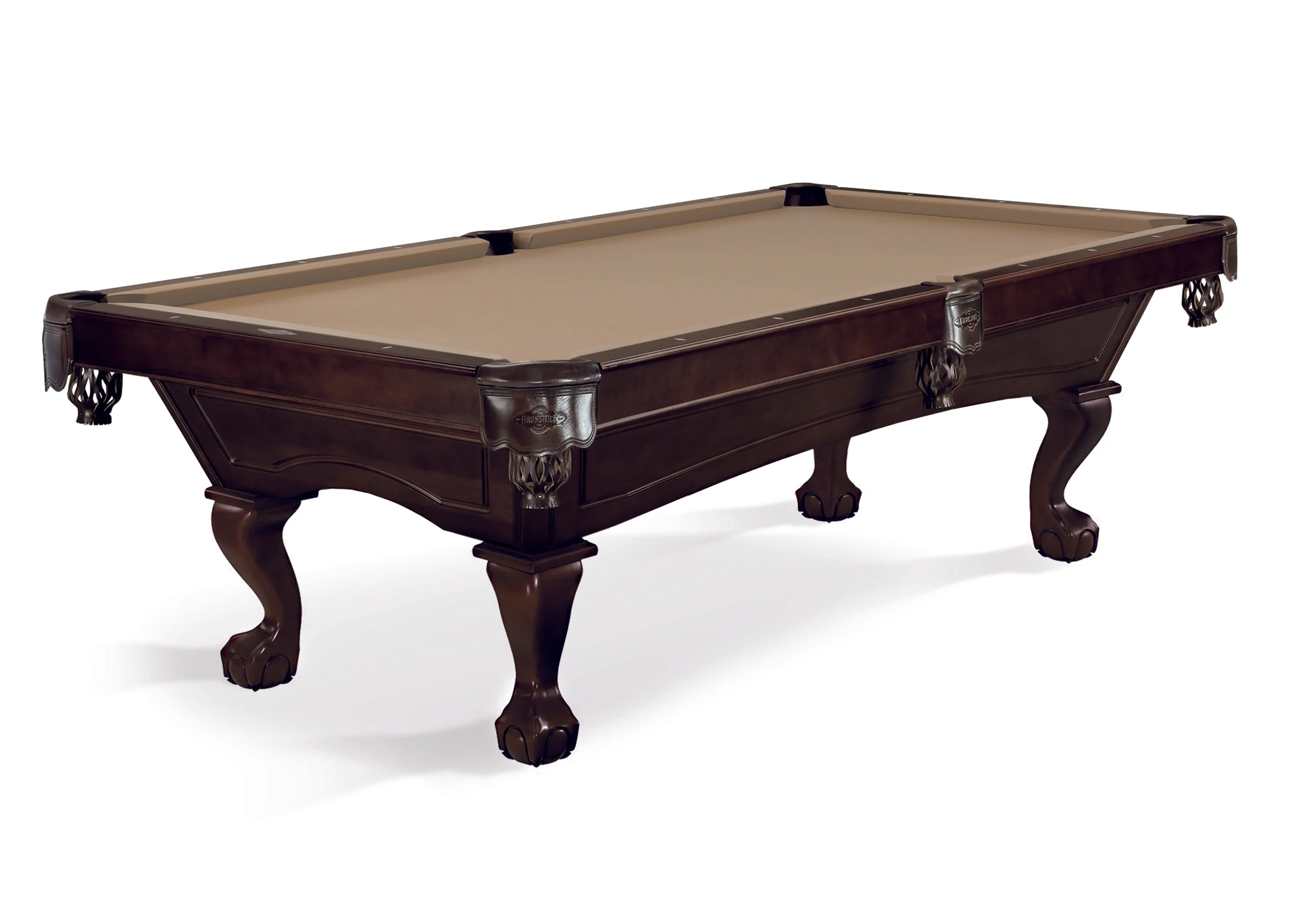 Brunswick Allenton 7' Espresso - Ball & Claw Leg