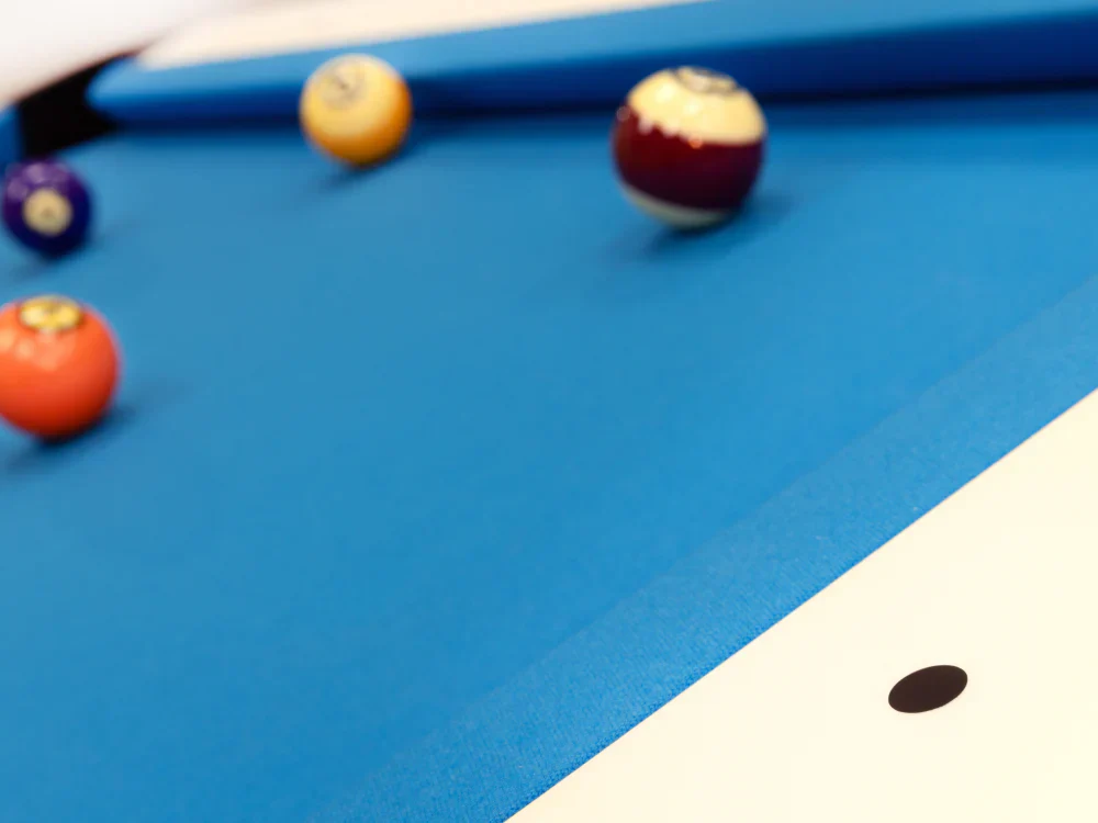 Gold Crown VII 8' Pool Table - Modern White - Image 4