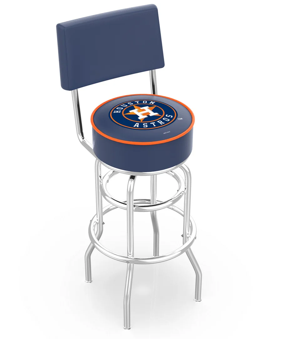MLB Licensed 30" Backed Swivel Bar Stool - Image 33