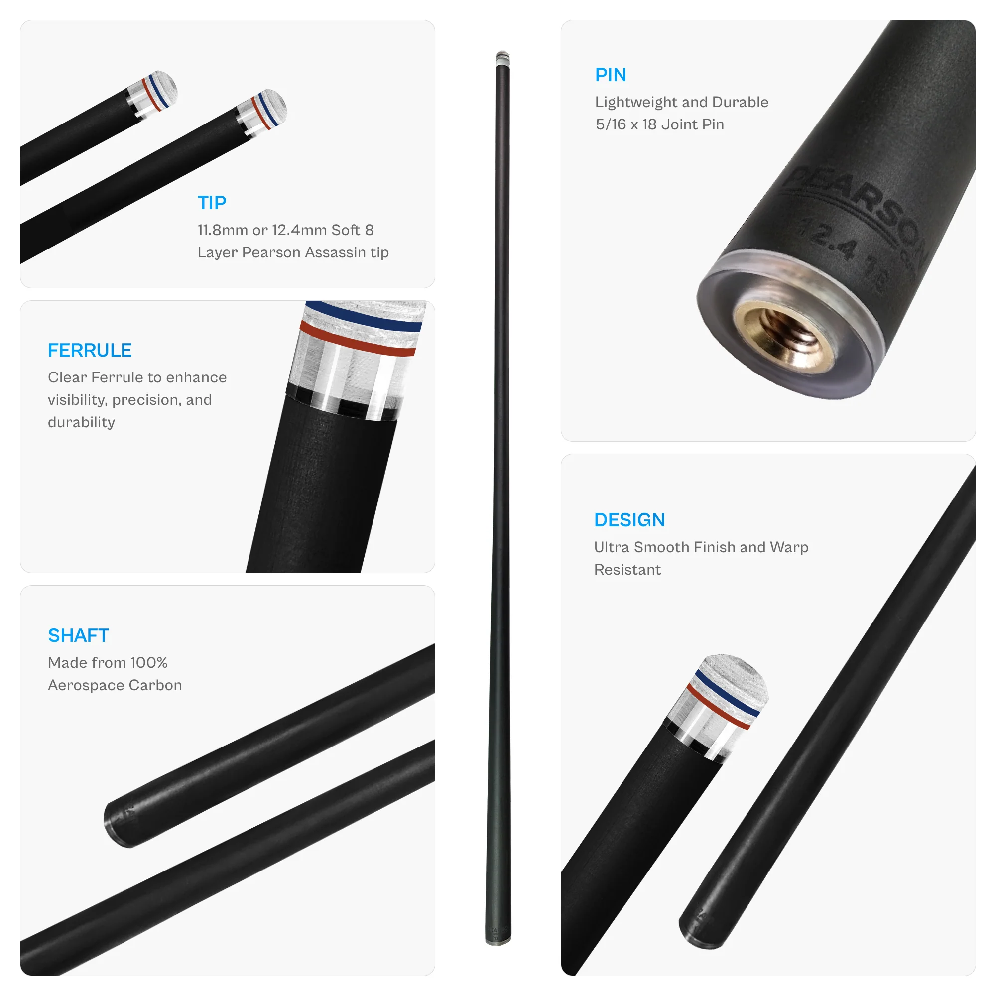 Pearson RM 1 Carbon Cue - Image 3
