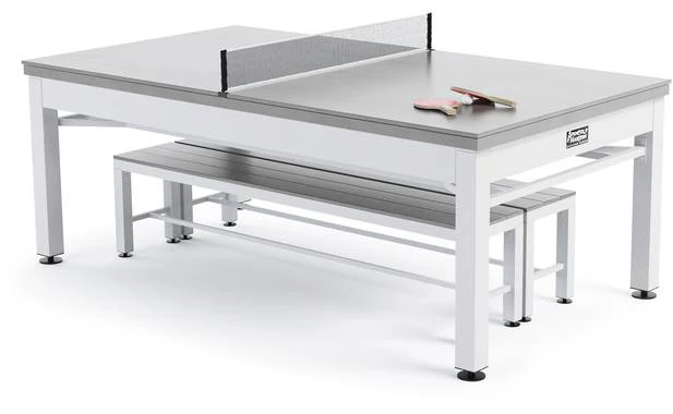 Spencer Marston Nantucket 3 in 1 Outdoor Dining, Ping Pong, and Pool Table - Image 3