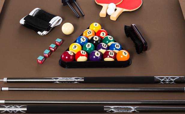 Spencer Marston Nantucket 3 in 1 Outdoor Dining, Ping Pong, and Pool Table - Image 4