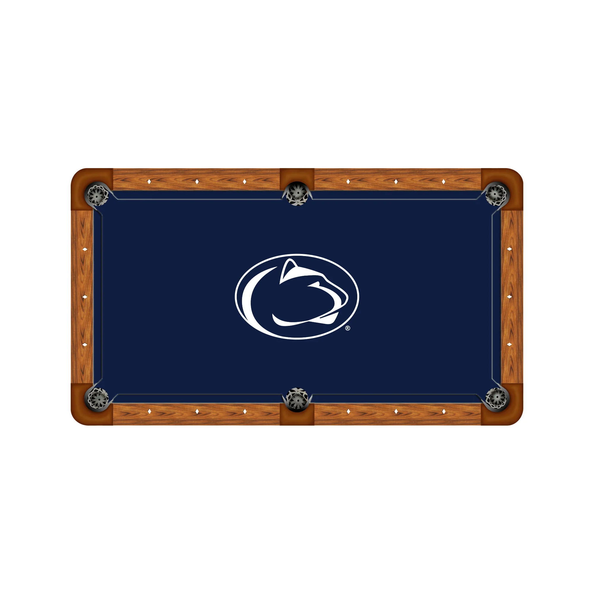 Wave 7 NCAA Logo Billiard Cloth - 8ft - Image 23