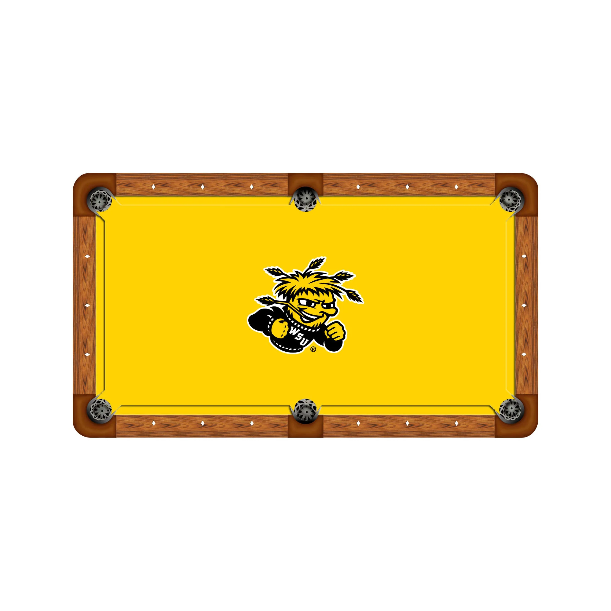 Wave 7 NCAA Logo Billiard Cloth - 8ft - Image 31