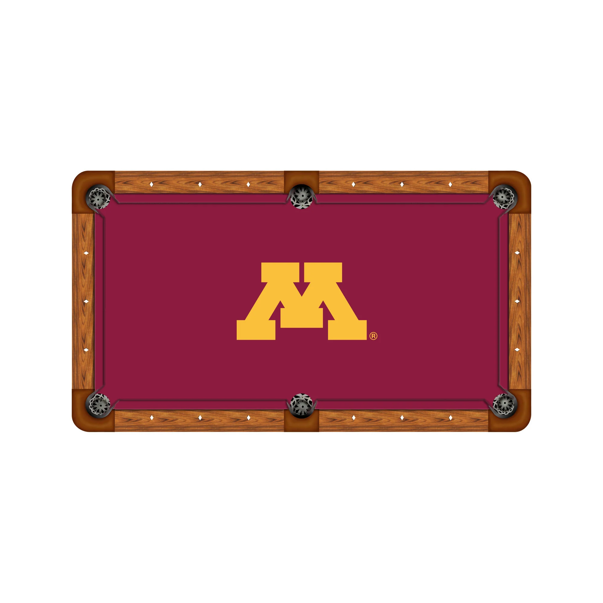Wave 7 NCAA Logo Billiard Cloth - 8ft - Image 36