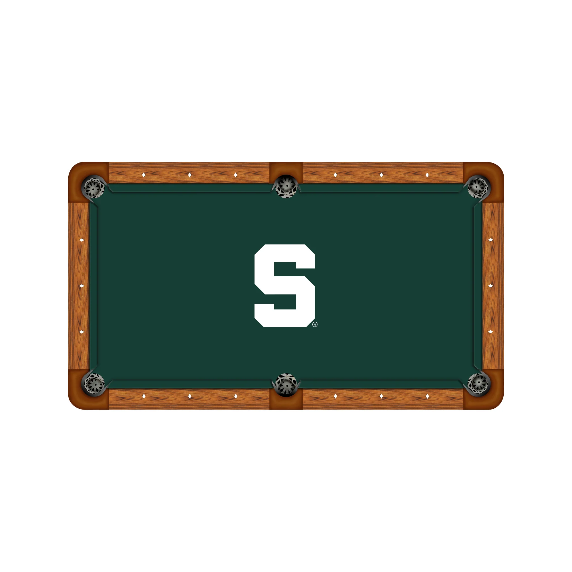 Wave 7 NCAA Logo Billiard Cloth - 8ft - Image 38
