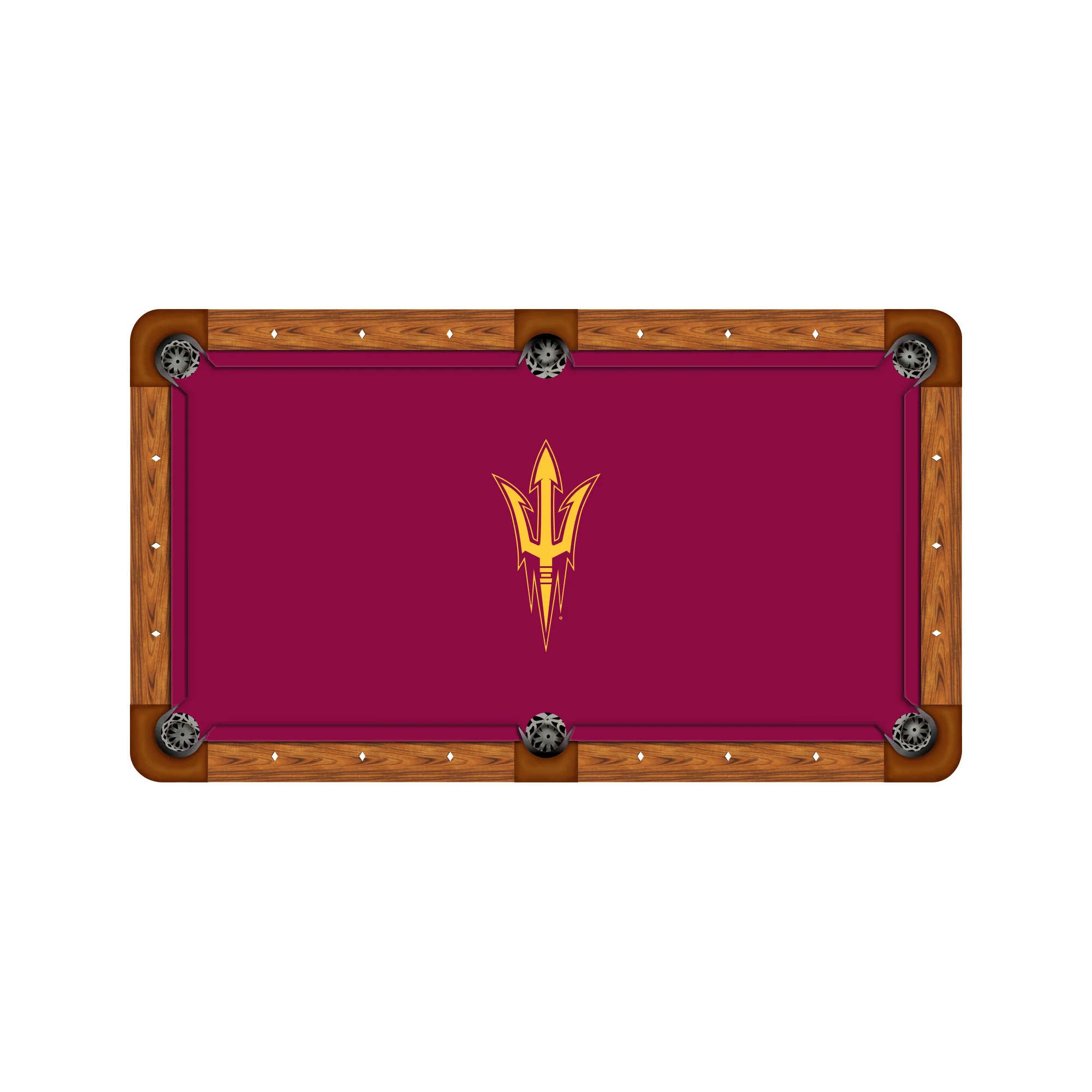 Wave 7 NCAA Logo Billiard Cloth - 8ft - Image 45