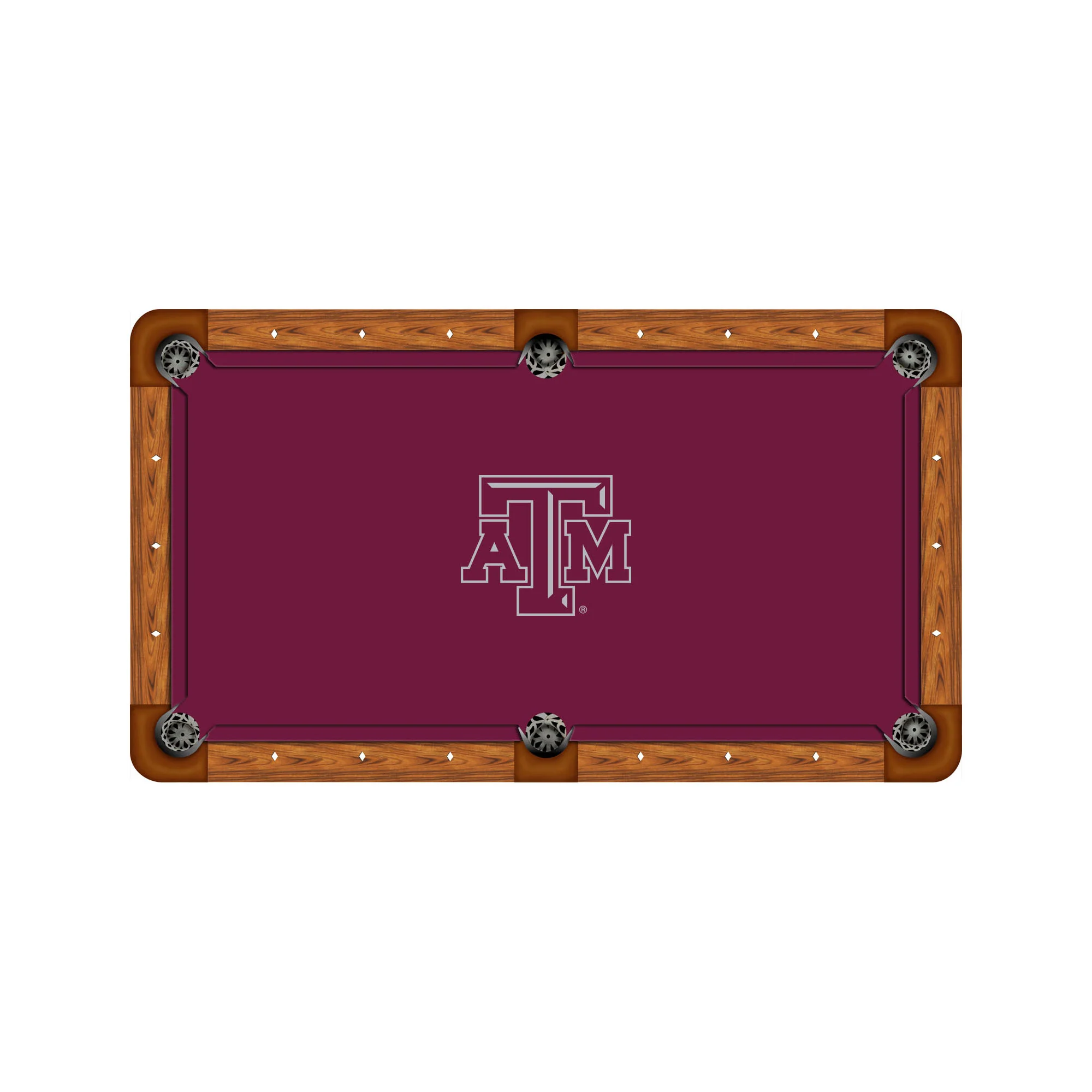Wave 7 NCAA Logo Billiard Cloth - 8ft - Image 46