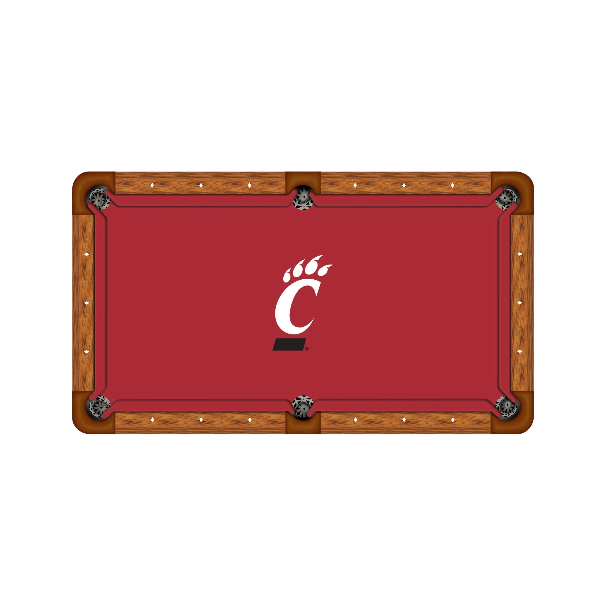 Wave 7 NCAA Logo Billiard Cloth - 8ft - Image 49