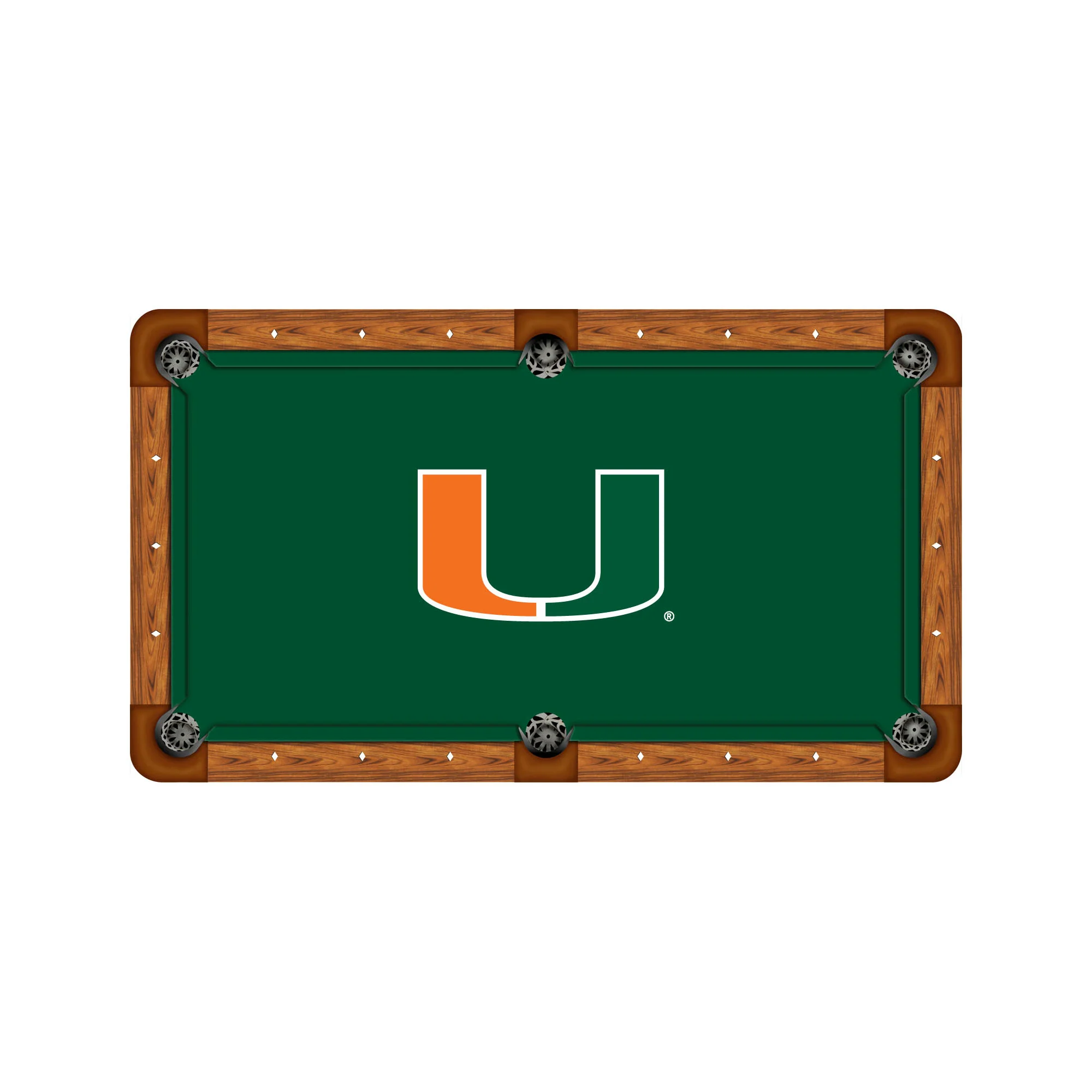 Wave 7 NCAA Logo Billiard Cloth - 8ft - Image 54