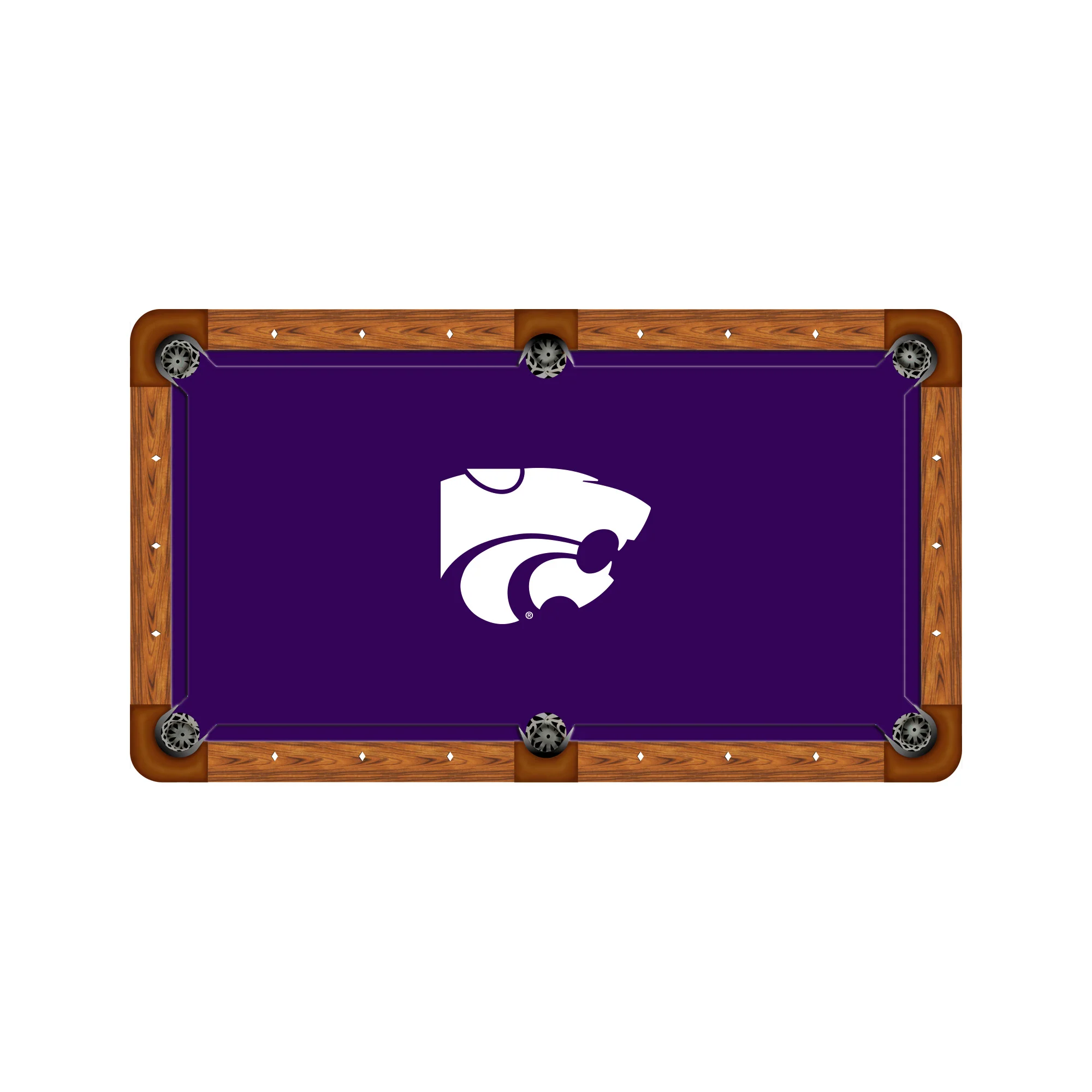 Wave 7 NCAA Logo Billiard Cloth - 9ft - Image 51