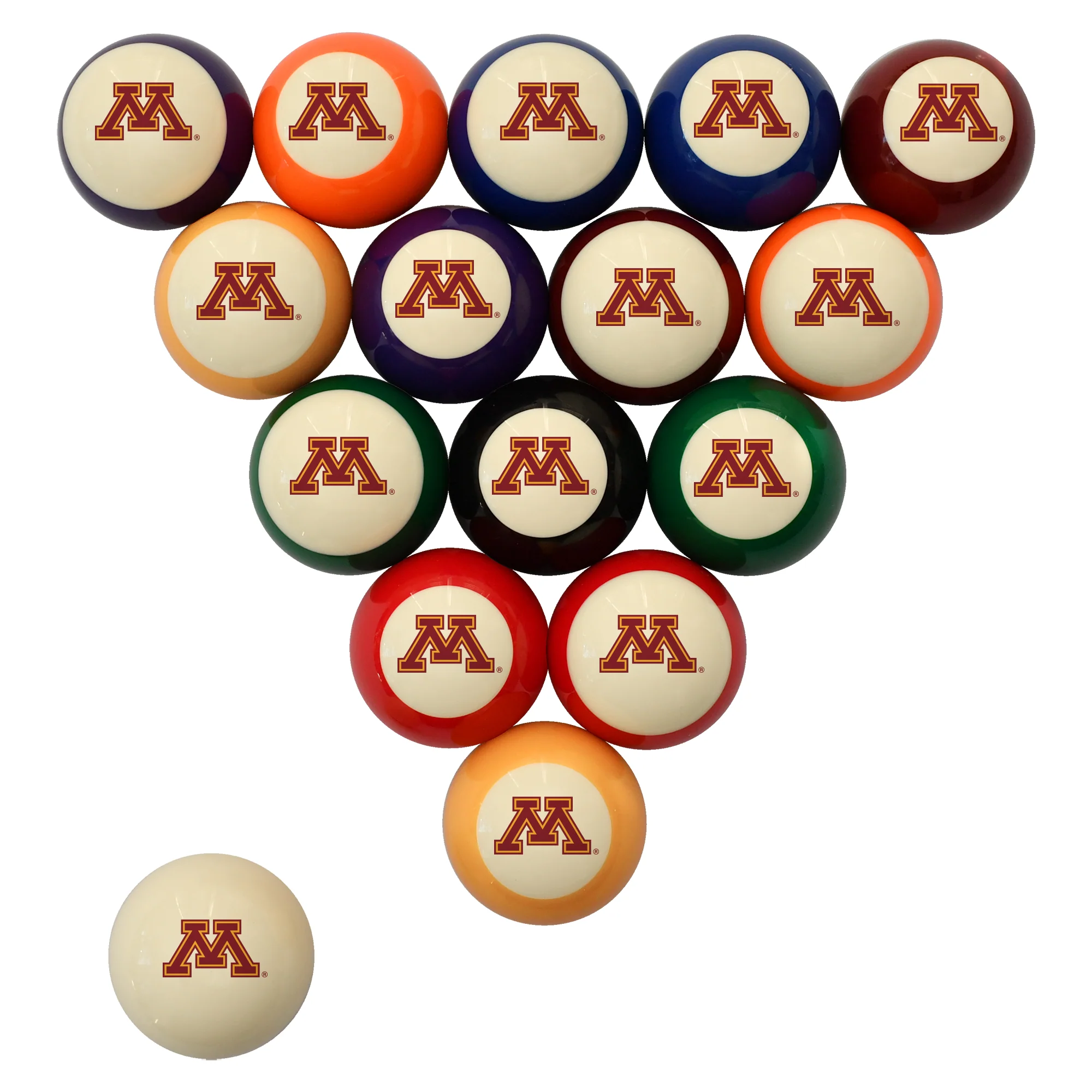 Wave7 NCAA Numbered Billiard Ball set - Image 41